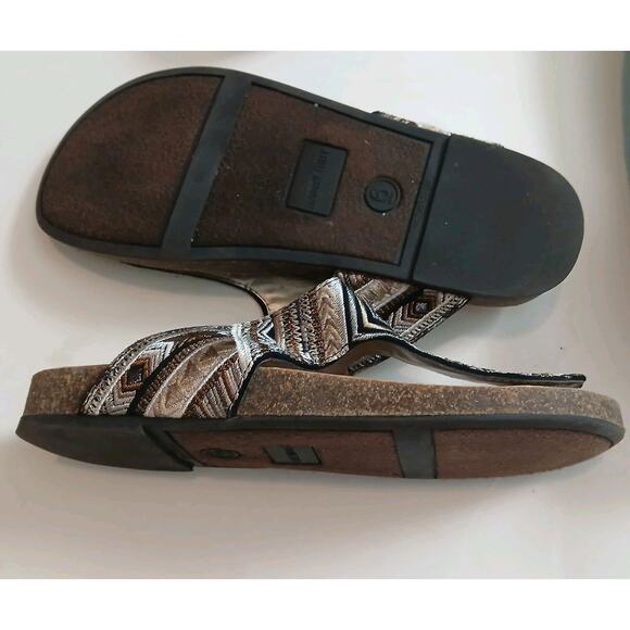 Sam& Libby Sandals Women's 6 .5 Holly Flip Flop Thong Multicolor Embroidery Boho - Picture 6 of 8